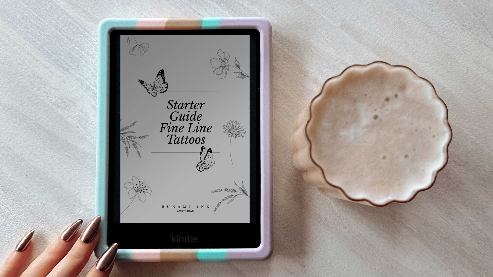 Starter Guide Fine Line Tattoos Mockup eBook