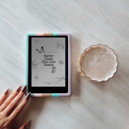 Starter Guide Fine Line Tattoos Mockup eBook