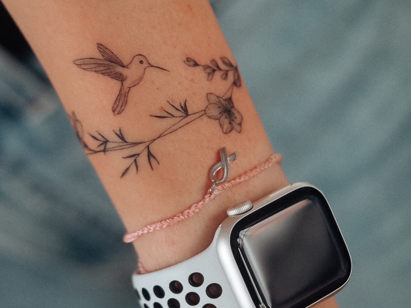 Hummingbird bracelet tattoo by Alina BUNAMI INK