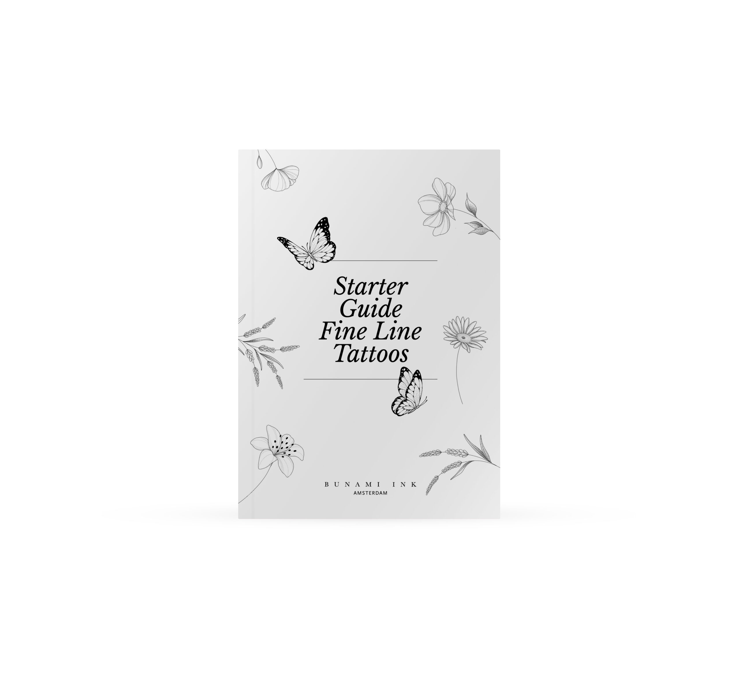 Starter Guide Fine Line Tattoos by Alina BUNAMI INK – Hardcover Book 3